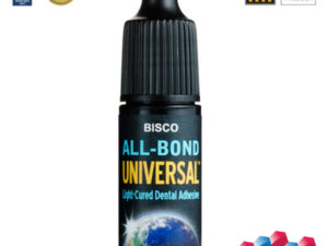 all-bond All Bond Universal BISCO Uniwersalny System Łączący VI Generacji. Oparty o Technologię Monomeru MDP! który Decyduje o jego Wyjątkowych Właściwościach. Jednoskładnikowy. Samowytrawiający. Wykorzystuje unikalny azotropowy roztwór wody i etanolu, aby pomóc w parowaniu wody i sprawić, że po aplikacji nie będzie żadnych jej pozostałości. Został tak zaprojektowany, aby być hydrofilny przed polimeryzacją, a hydrofobowy po polimeryzacji. Wysoka Siła Wiązania. pH>3. Znany jest z redukcji nadwrażliwości pozabiegowej. Zapewnia szczelne zamknięcie kanalików zębinowych. Może być stosowany w technikach Total-Etch, Self-Etch oraz Selective-Etch. Duża Butelka 6ml.